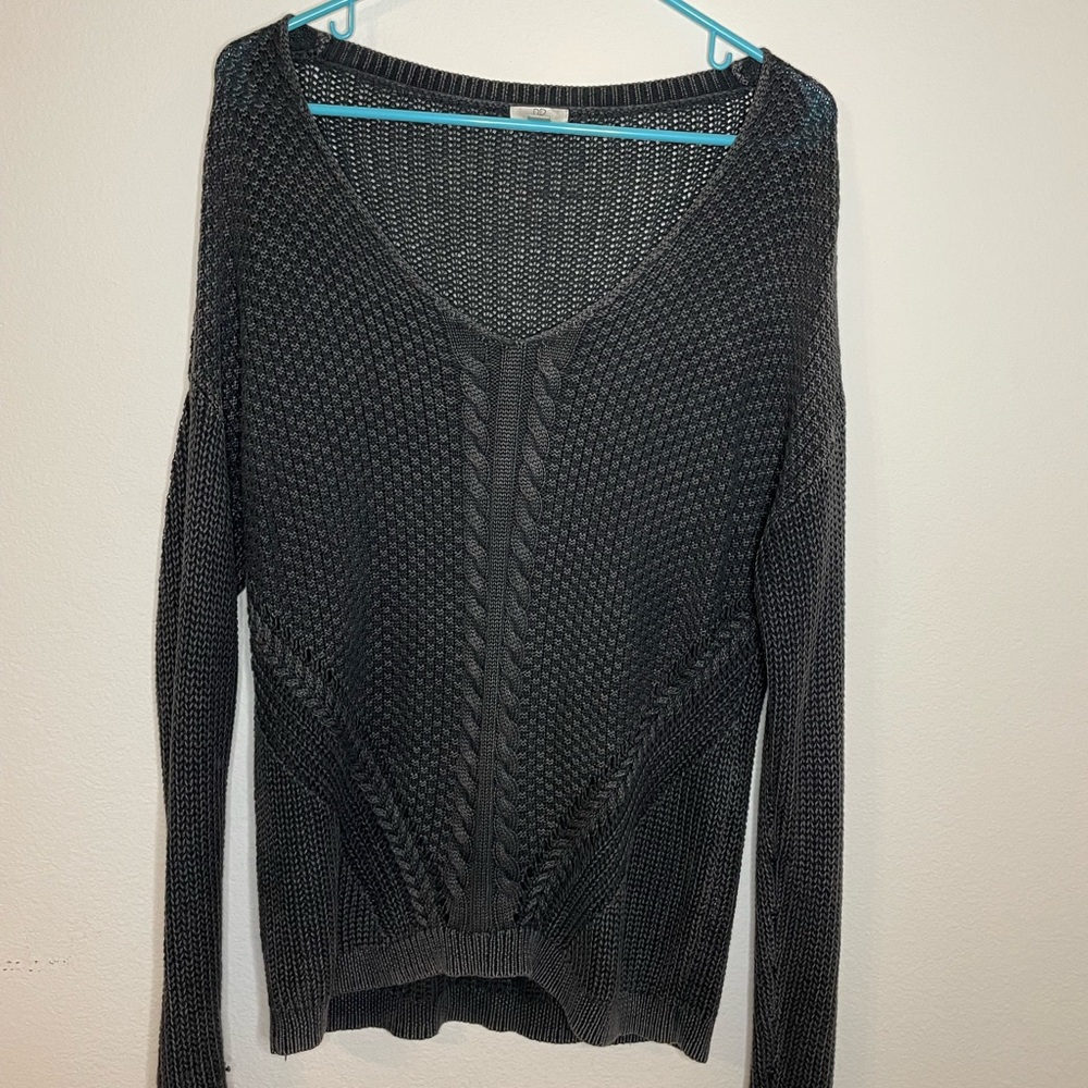 Nordstrom BP grey knit pull over sweater